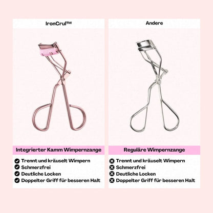 IronCurler™ | Eyelash Curler with Comb